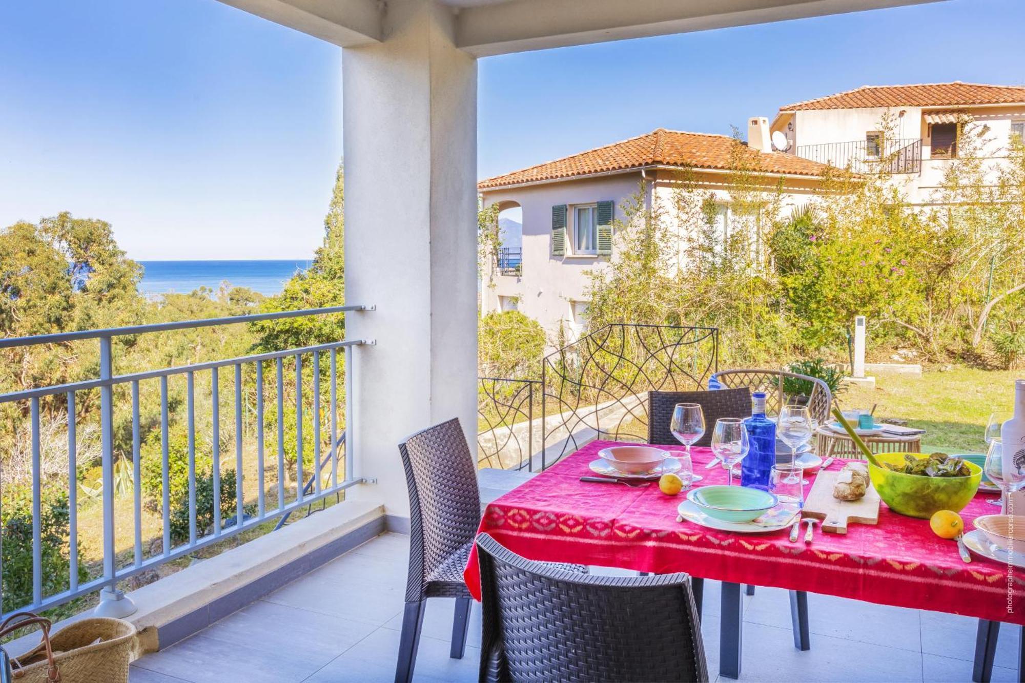 Appartement Vue Mer Fromontica Saint-Florent  Kültér fotó
