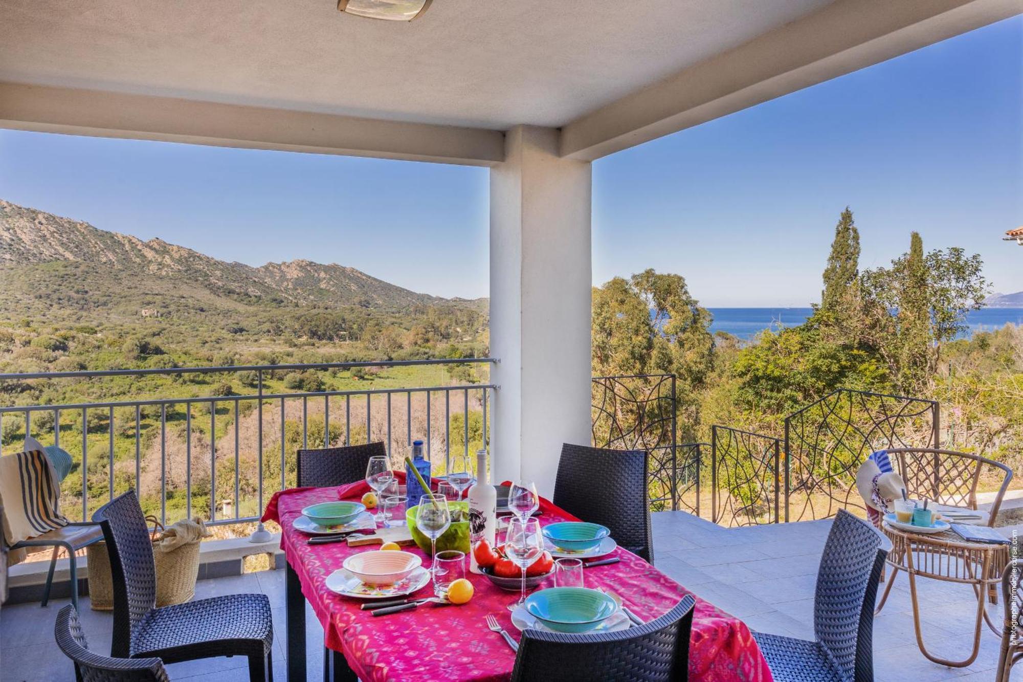 Appartement Vue Mer Fromontica Saint-Florent  Kültér fotó