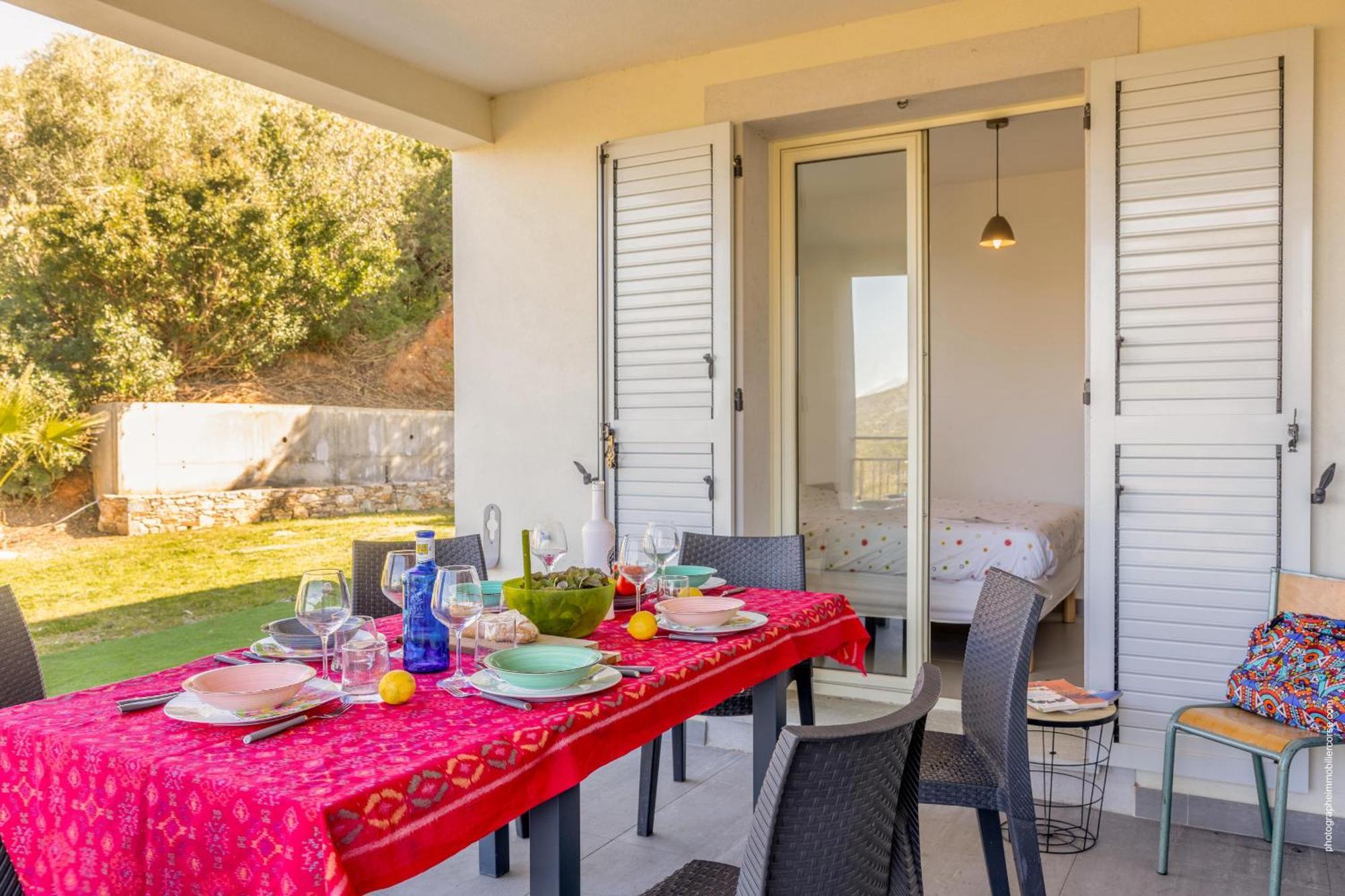 Appartement Vue Mer Fromontica Saint-Florent  Kültér fotó
